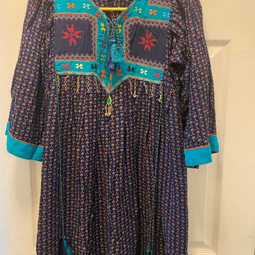 Zardozi embroidery dress